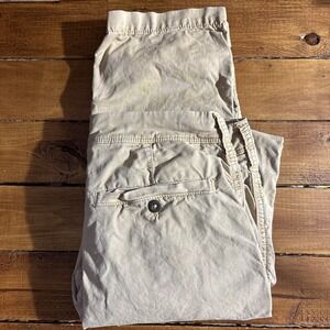 American Eagle Chino Pants Men 29x34 (Fits 30x33) Beige Original Straight Preppy